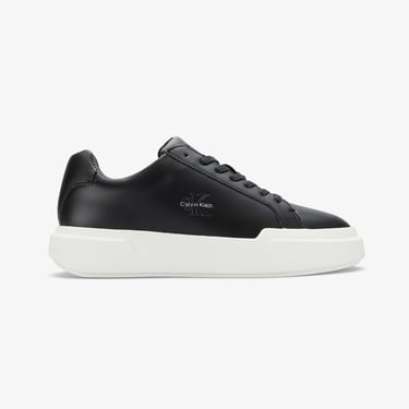  Calvin Klein Chunky Cupsole Lace Up Kadın Siyah Sneaker