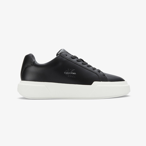  Calvin Klein Chunky Cupsole Lace Up Kadın Siyah Sneaker