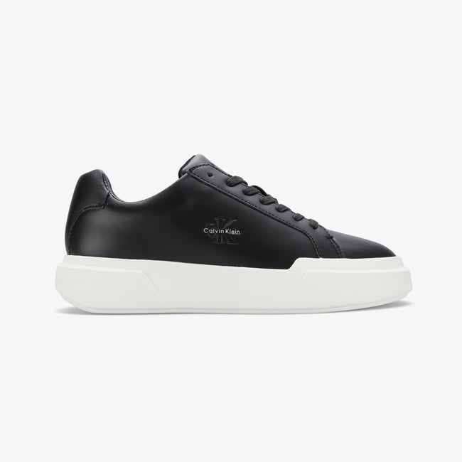  Calvin Klein Chunky Cupsole Lace Up Kadın Siyah Sneaker