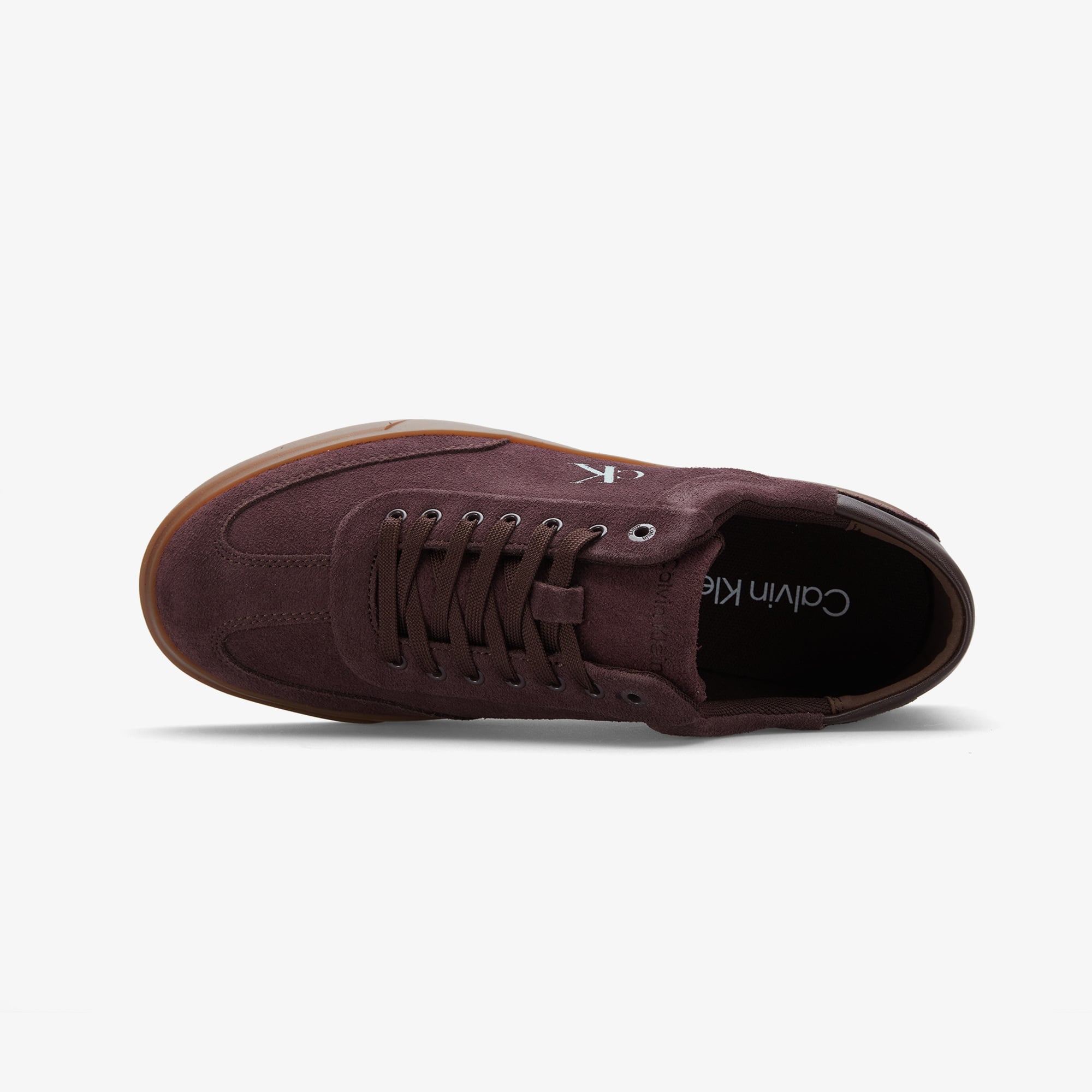 Calvin Klein Low Pro Cups Lace Up Kadın Kahverengi Sneaker
