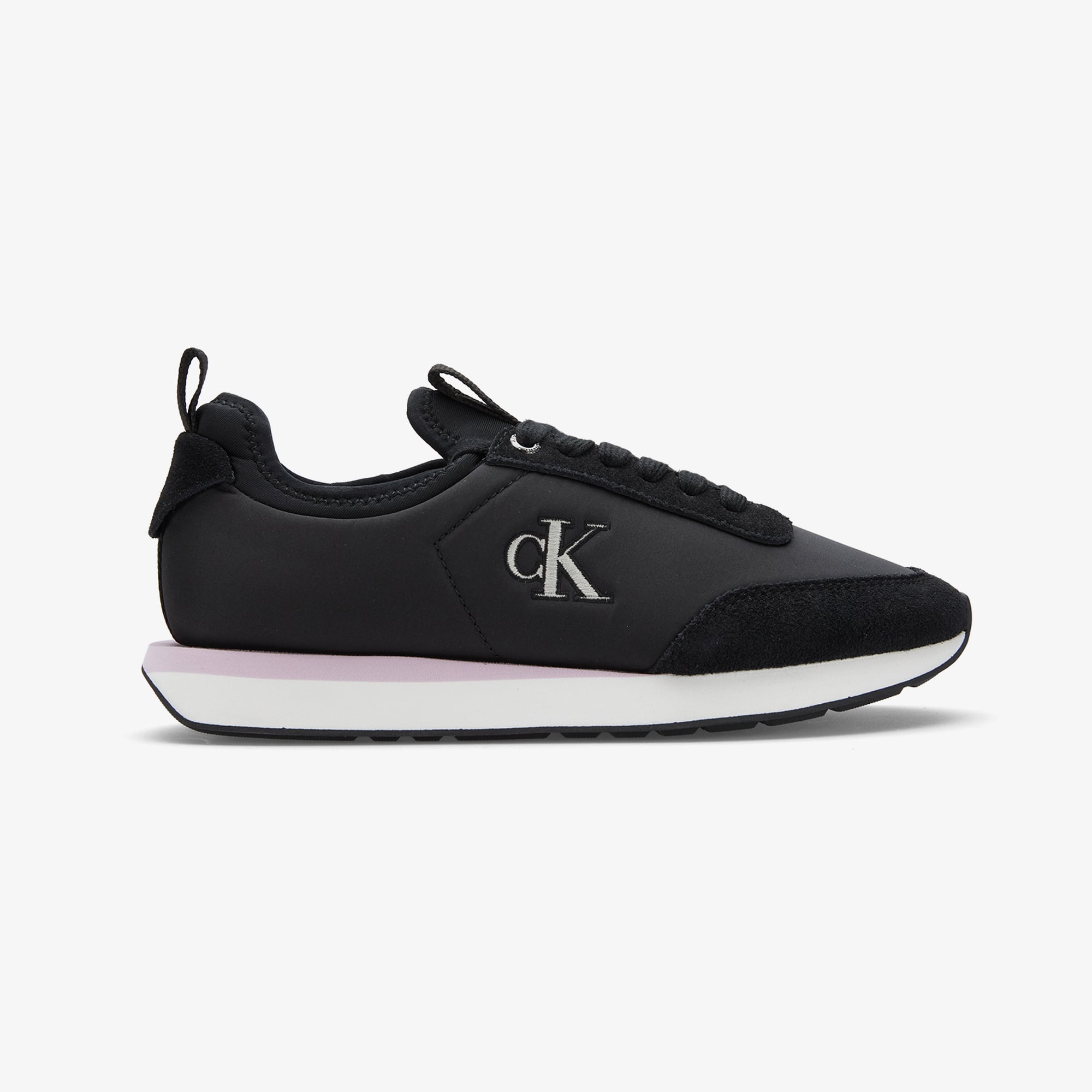  Calvin Klein Retro Runner Sock Nylon Kadın Siyah Sneaker