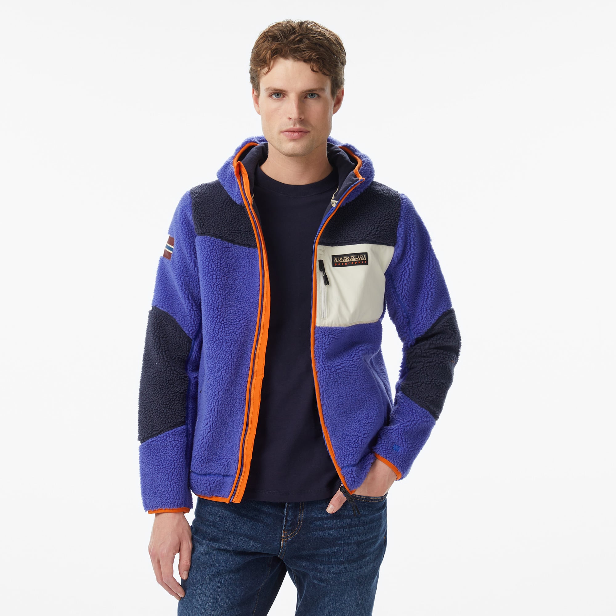  Napapijri Yupik Erkek Mavi Sweatshirt