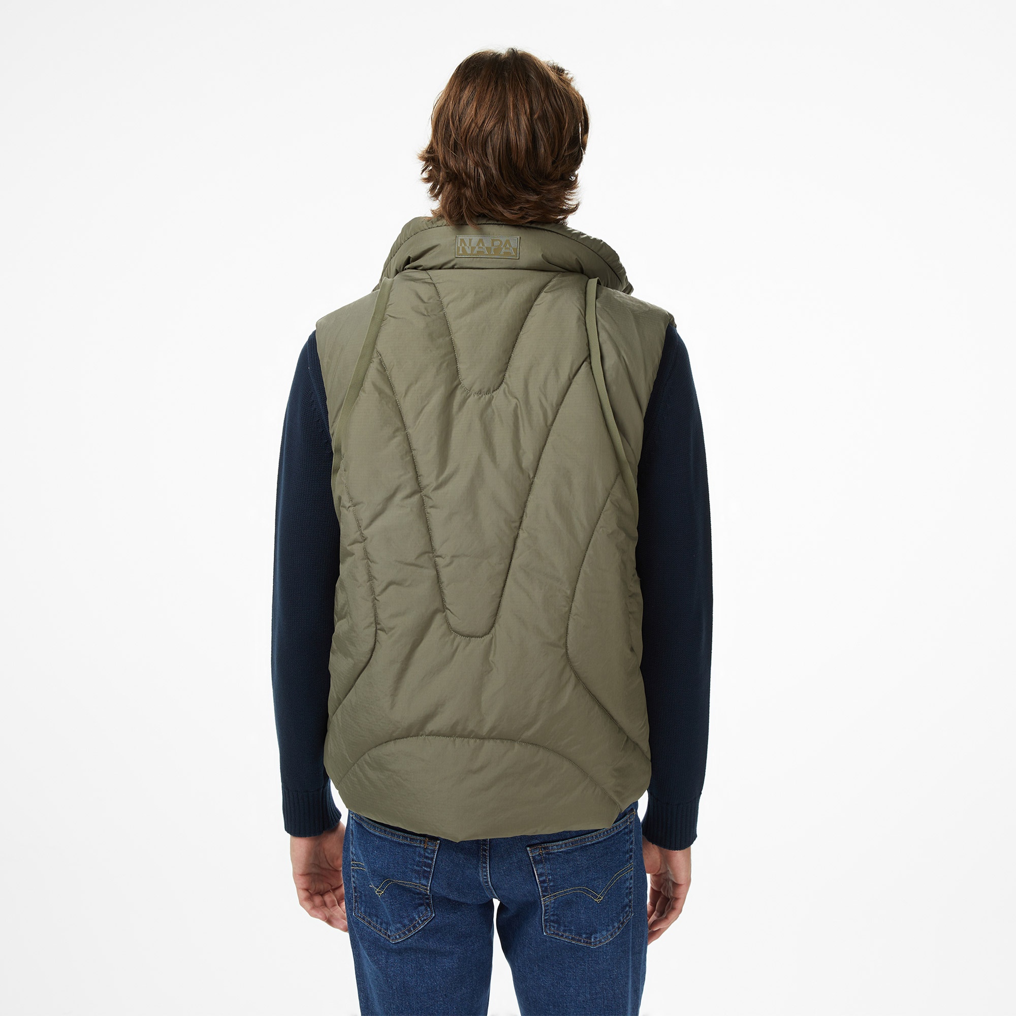 Napapijri A-Biez Modular Puf Erkek Haki Ceket