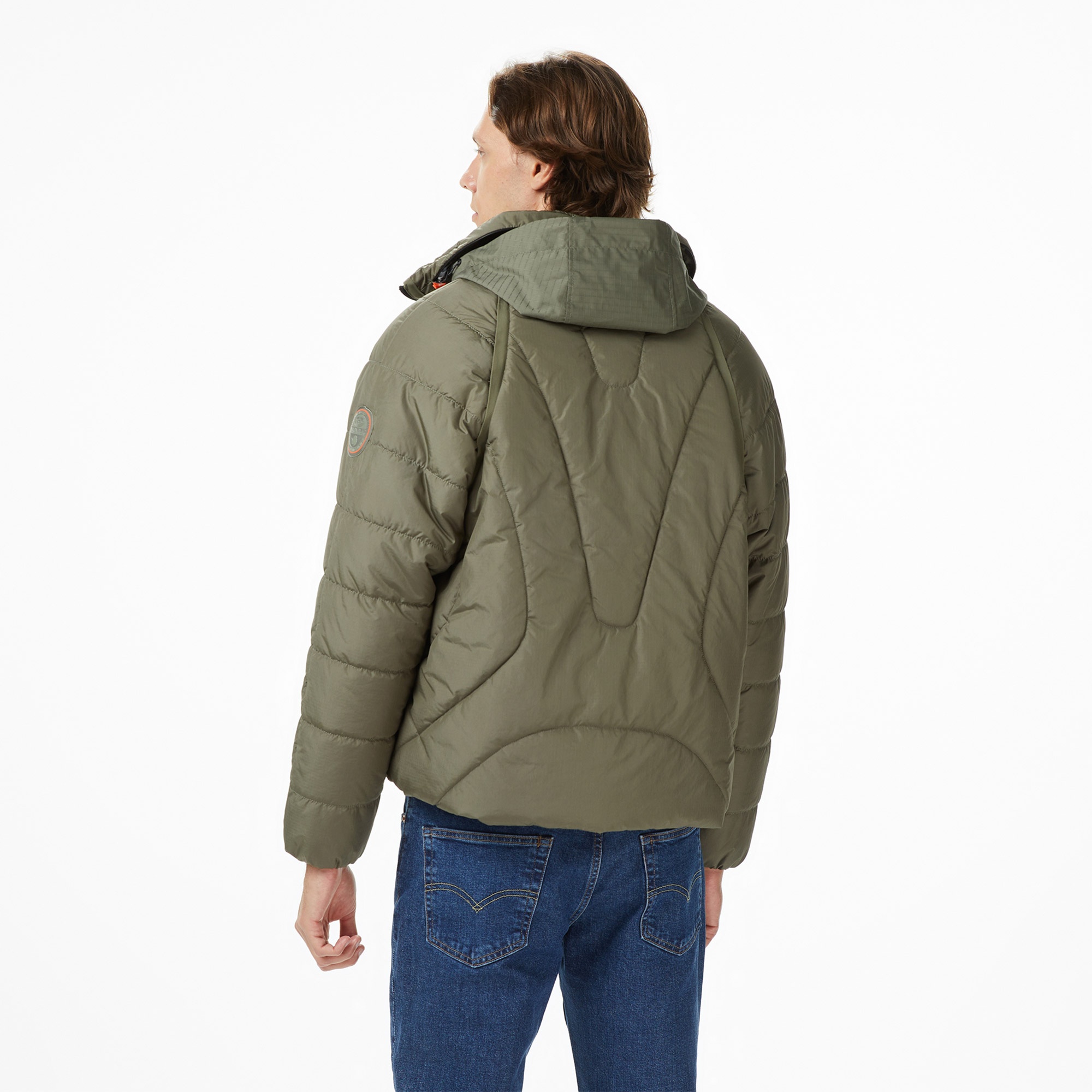 Napapijri A-Biez Modular Puf Erkek Haki Ceket