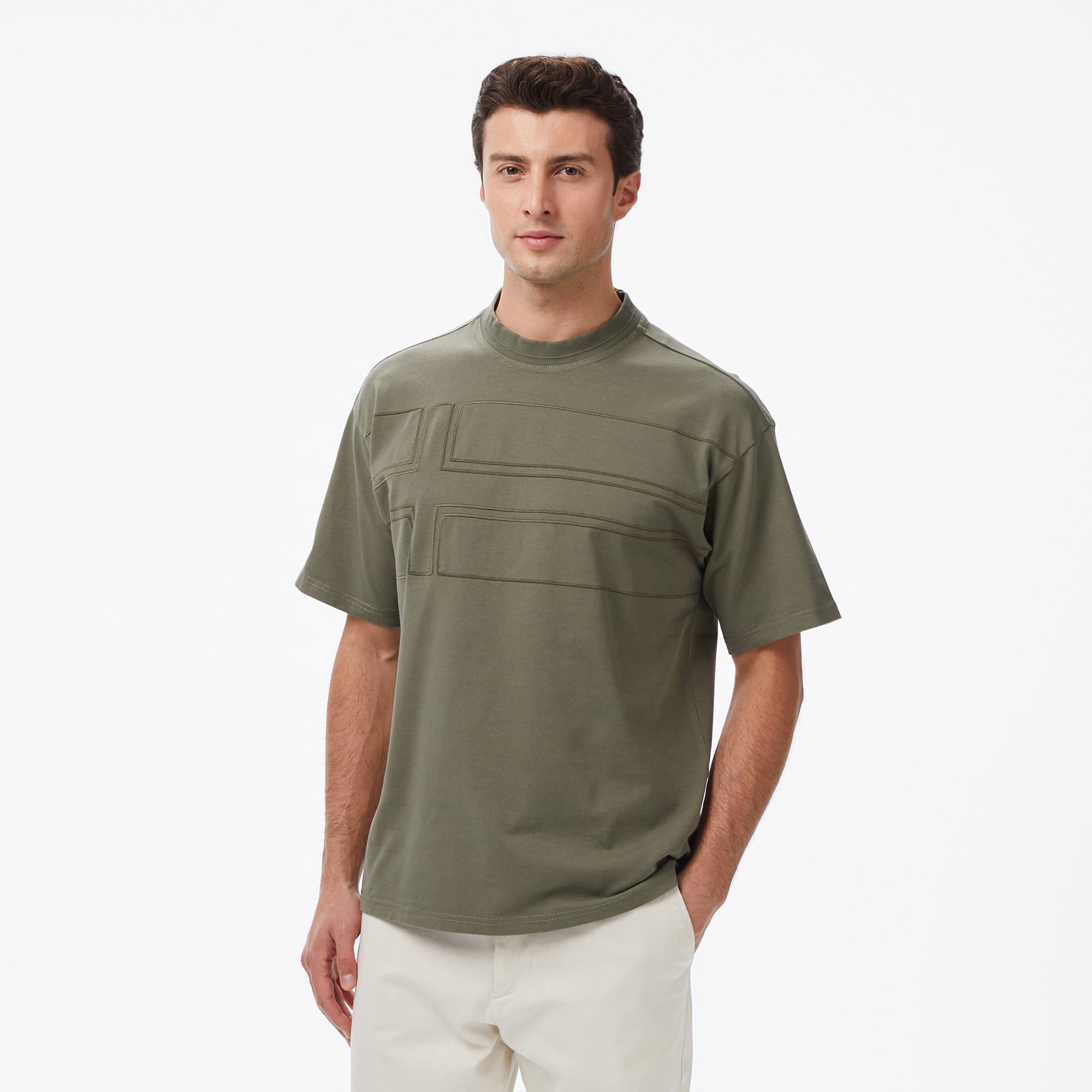  Napapijri S-Braies Erkek Haki T-Shirt