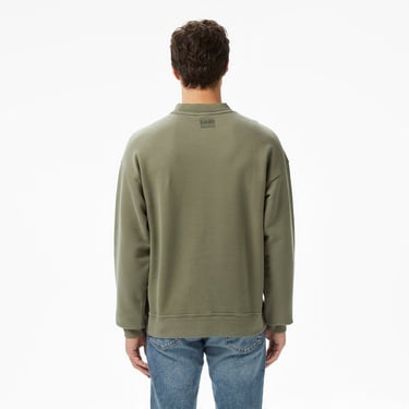  Napapijri B-Braies Erkek Haki Sweatshirt