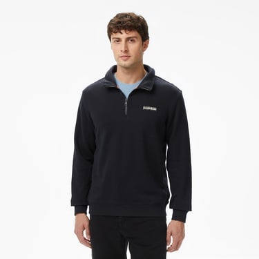  Napapijri B-Small Box Erkek Siyah Sweatshirt