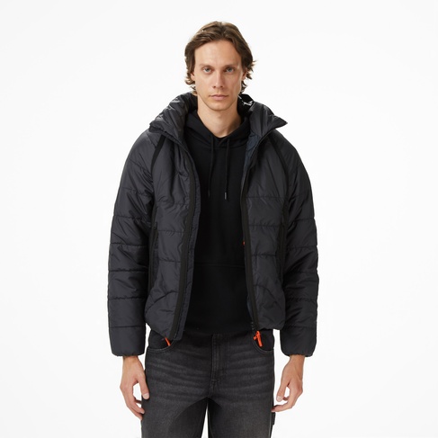  Napapijri A-Biez Modular Puf Erkek Siyah Ceket