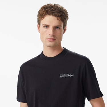  Napapijri S-Back Graphic Erkek Siyah T-Shirt