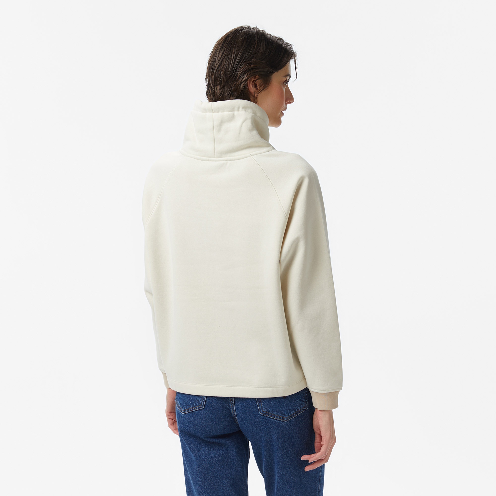 Napapijri B-Fedaia Kadın Bej Sweatshirt