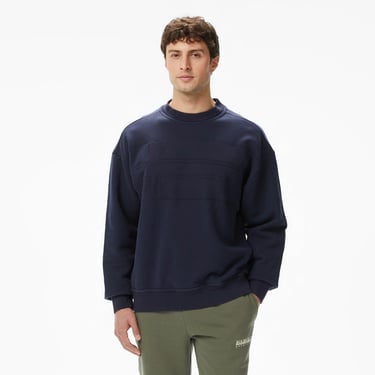  Napapijri B-Braies Erkek Mavi Sweatshirt