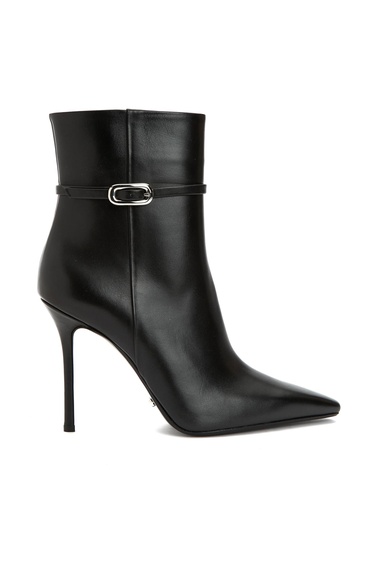  Network Kadın Siyah Toka Detaylı Deri Bot