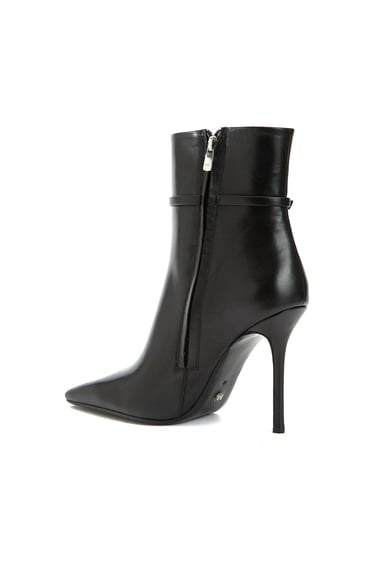  Network Kadın Siyah Toka Detaylı Deri Bot