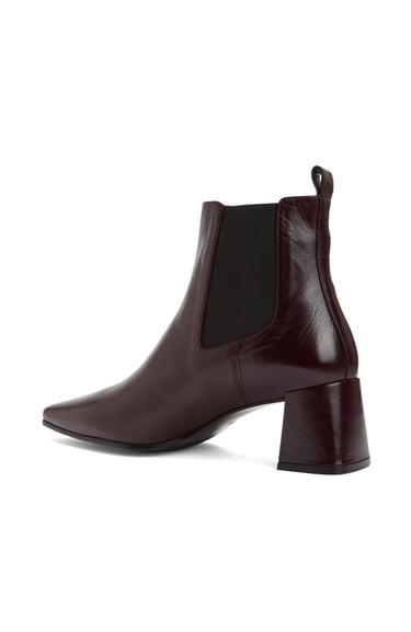  Divarese Kadın Bordo Kroko Desenli Deri Bot