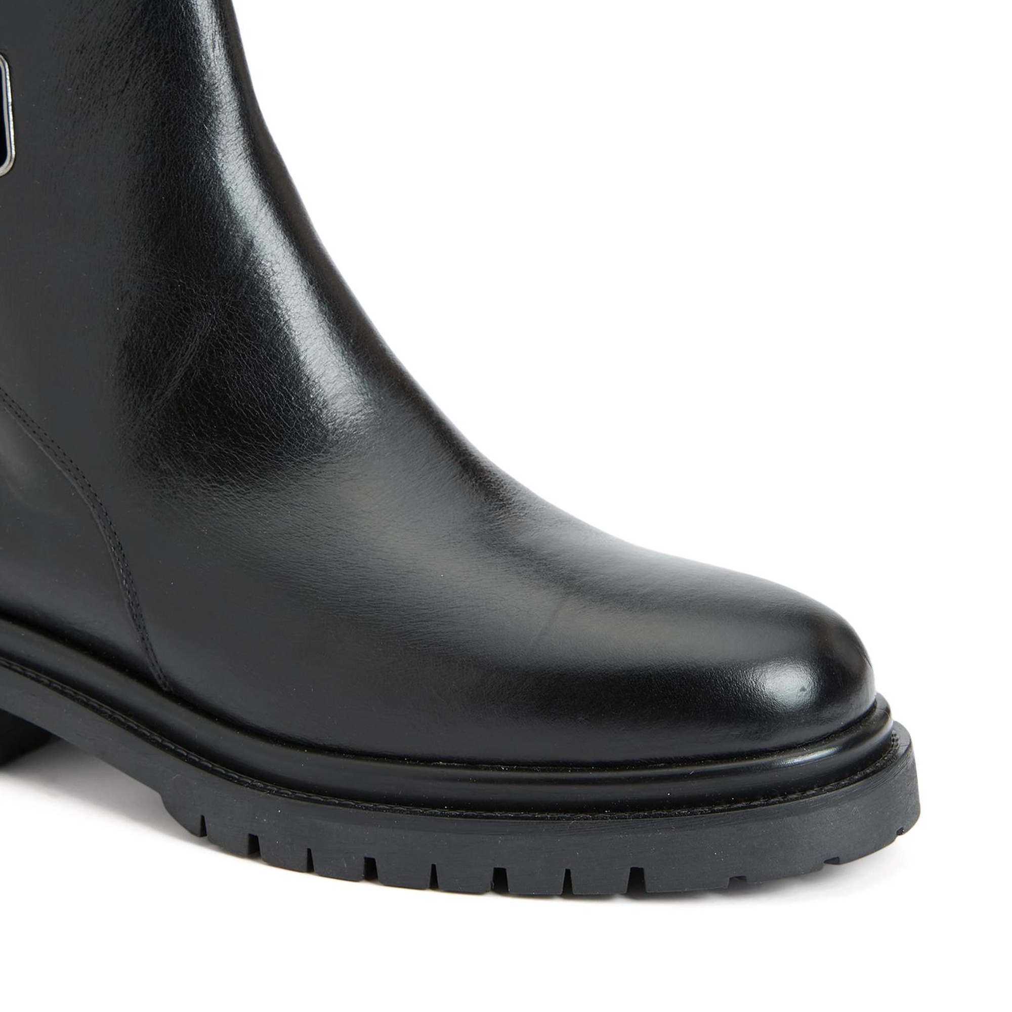 George Hogg Kadın Siyah Deri Bot