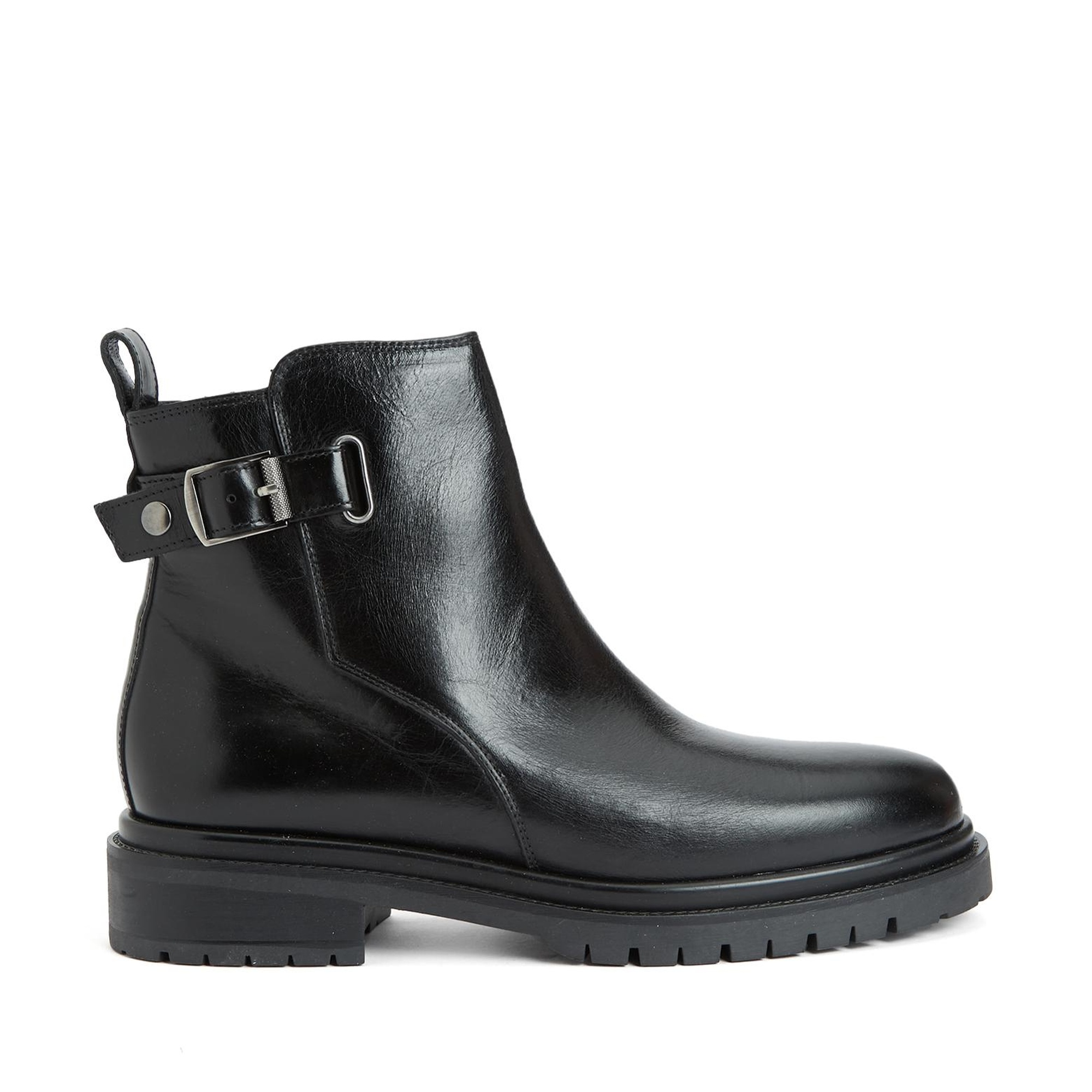 George Hogg Kadın Siyah Deri Bot