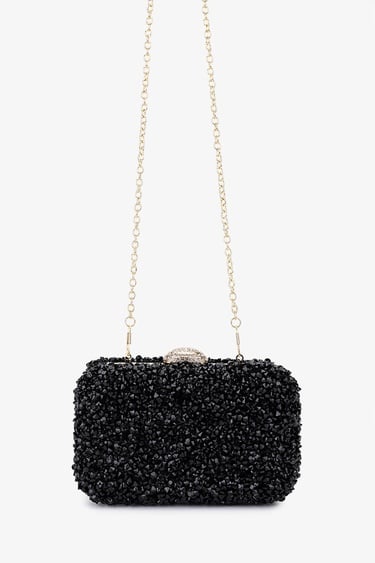  Valmenti Kadın Vegan Siyah Abiye Çanta