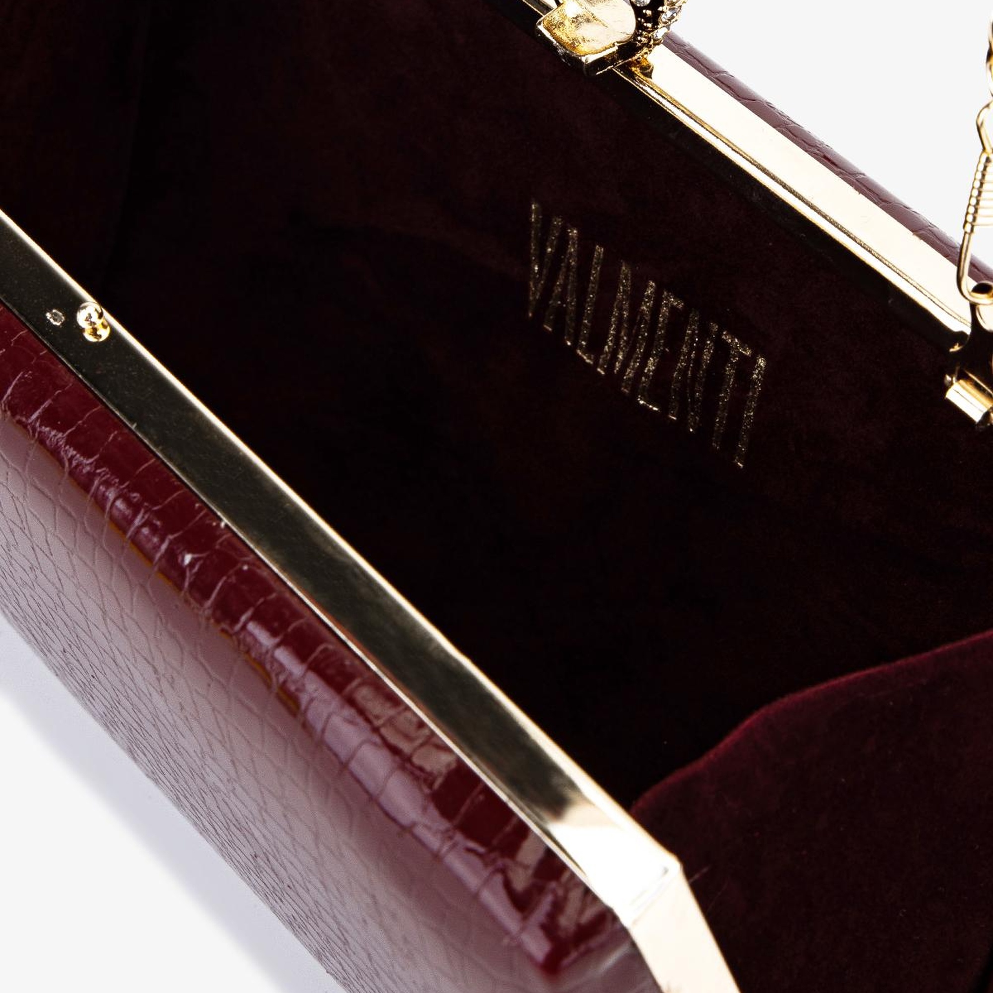 Valmenti Kadın Vegan Bordo Abiye Çanta