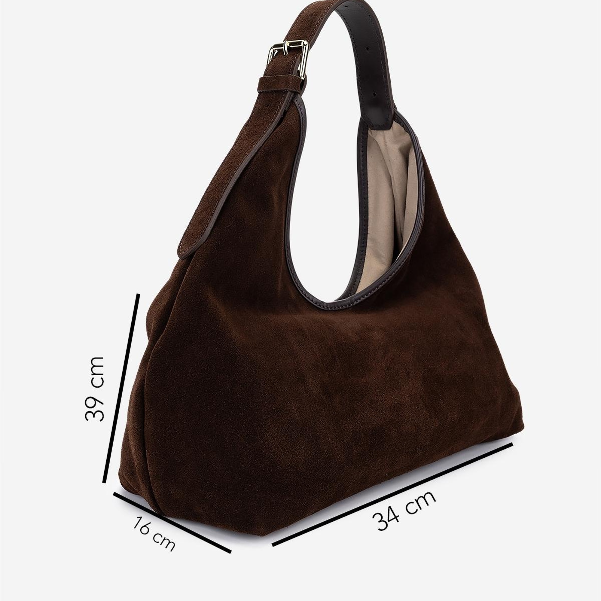 Valmenti Kadın Hakiki Deri Kahverengi Omuz Çanta