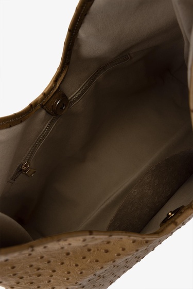  Valmenti Kadın Hakiki Deri Bej Omuz Çanta