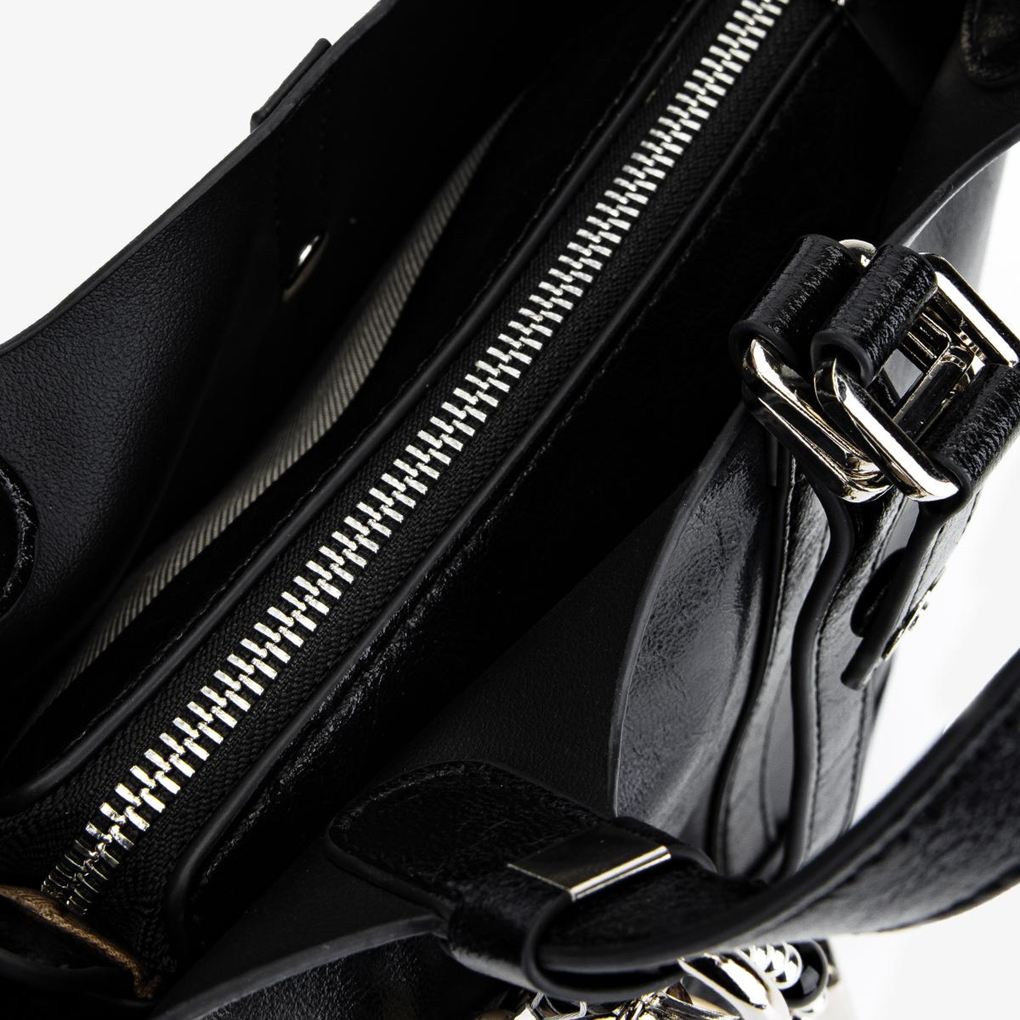 Valmenti Kadın Suni Deri Siyah Omuz Çanta