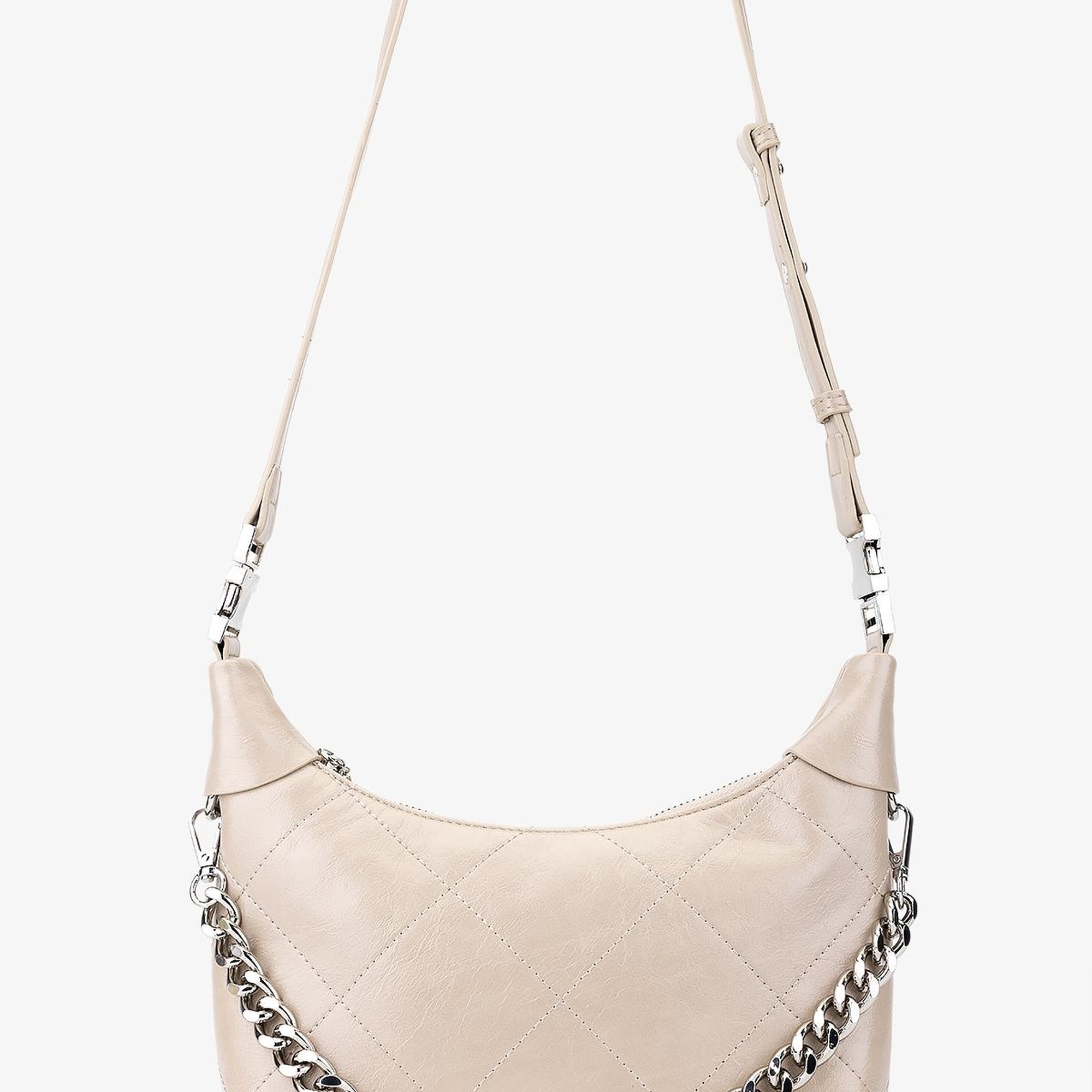 Valmenti Kadın Suni Deri Bej Omuz Çanta