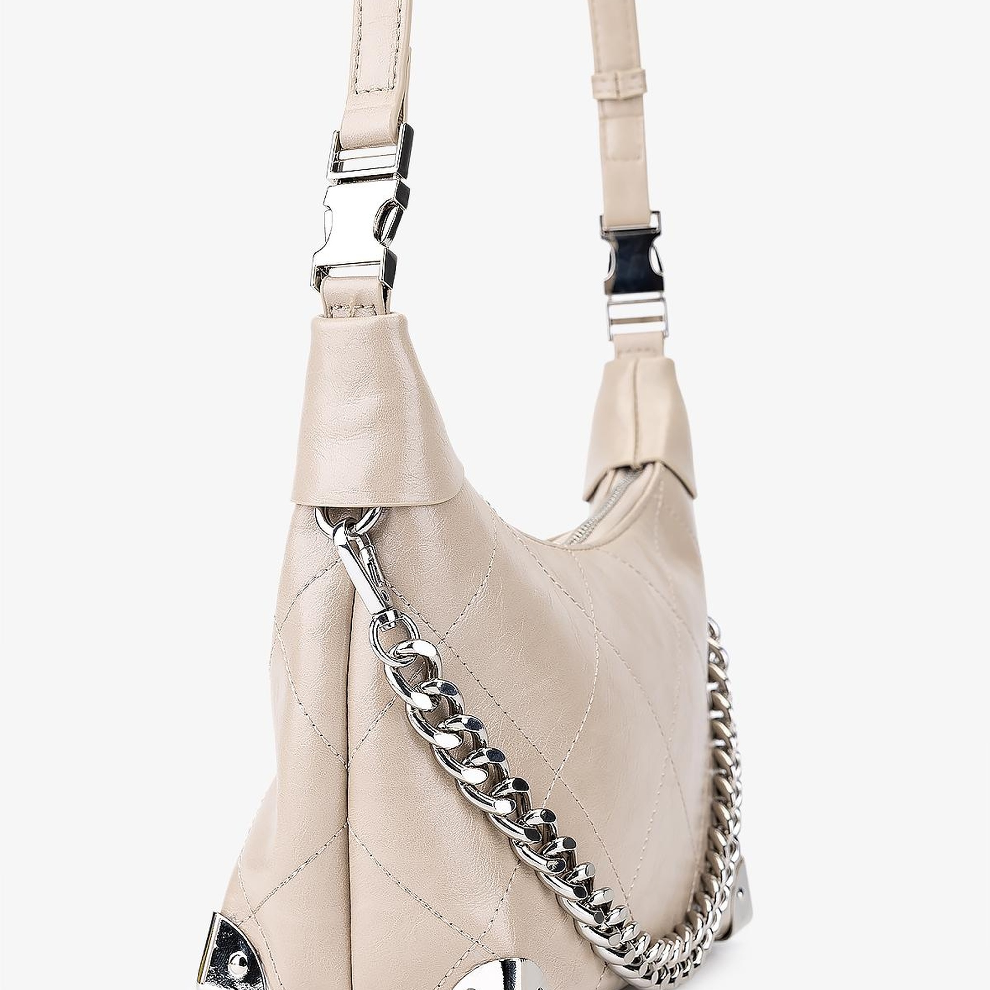 Valmenti Kadın Suni Deri Bej Omuz Çanta