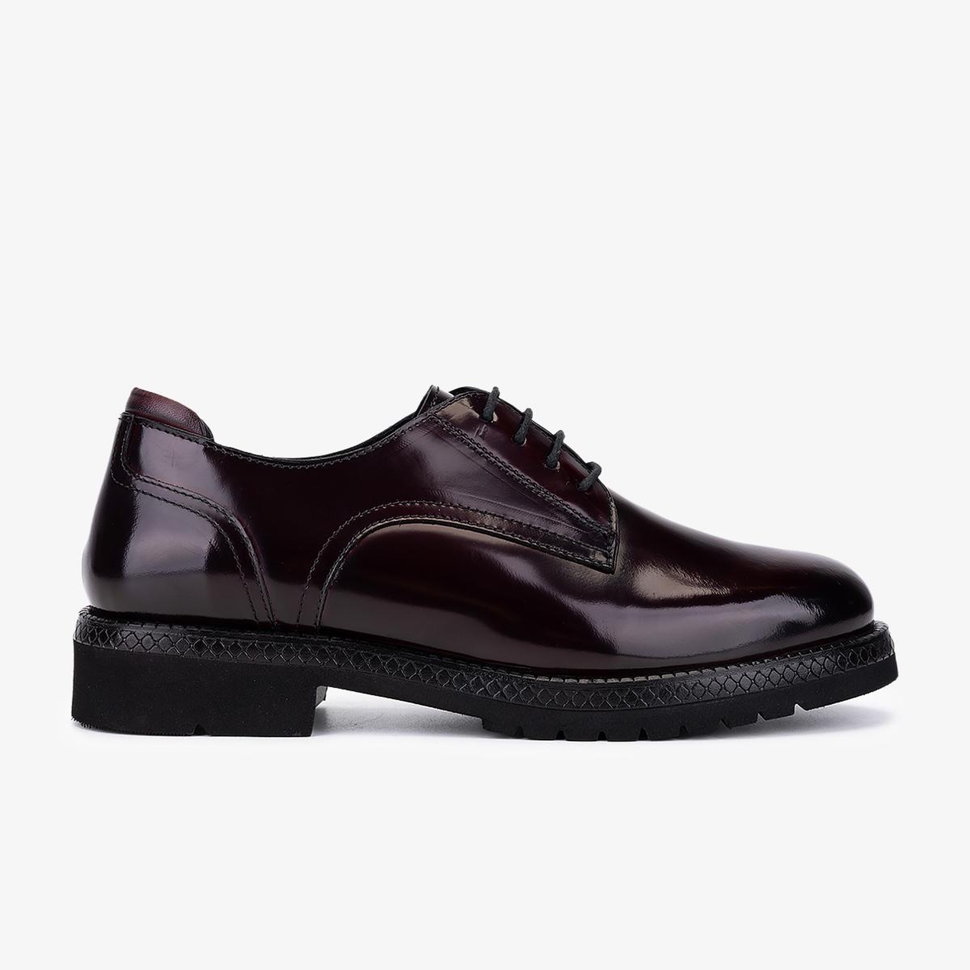 Valmenti Kadın Hakiki Deri Bordo Klasik Ayakkabı