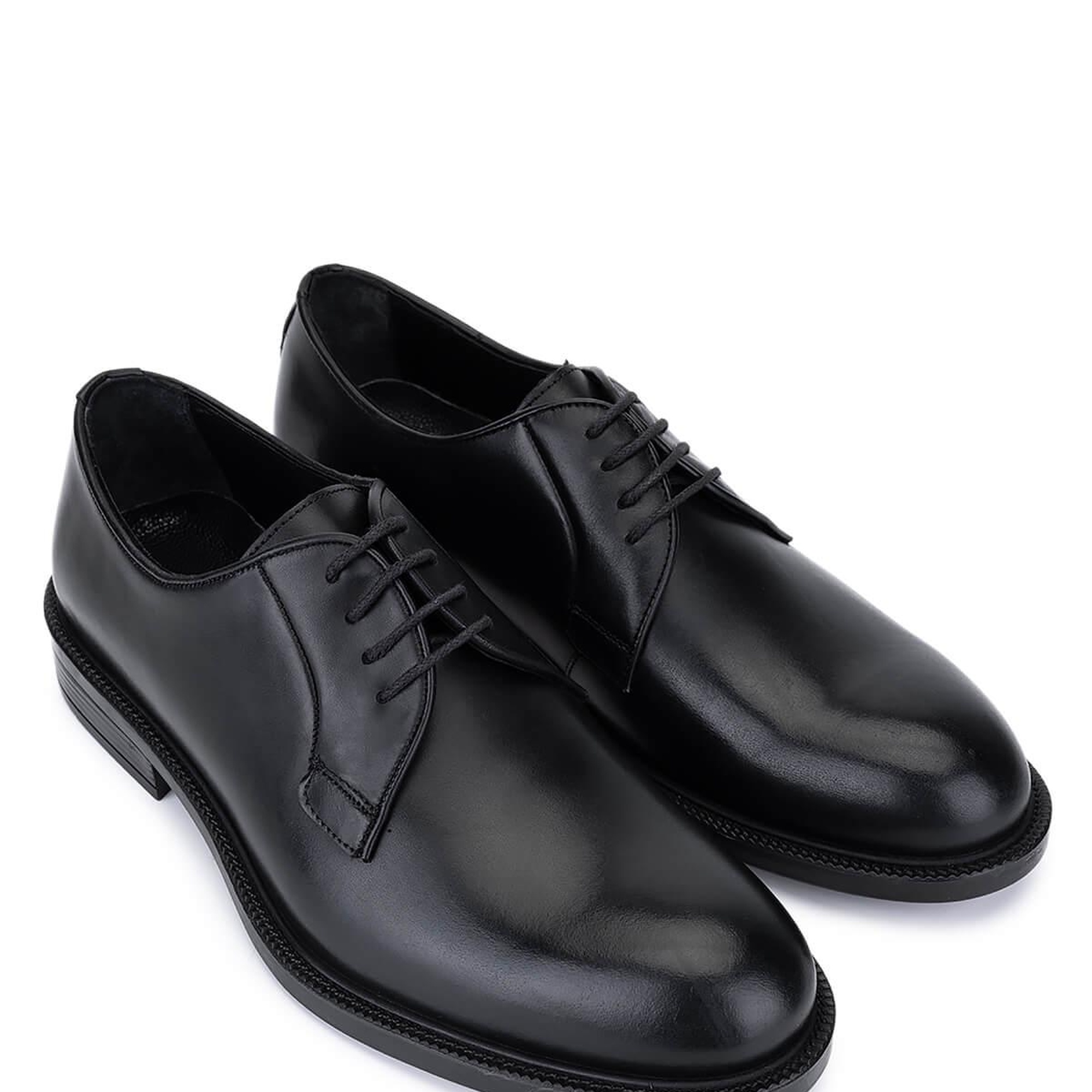 Tamer Tanca Erkek Hakiki Deri Siyah Antik Klasik Ayakkabı