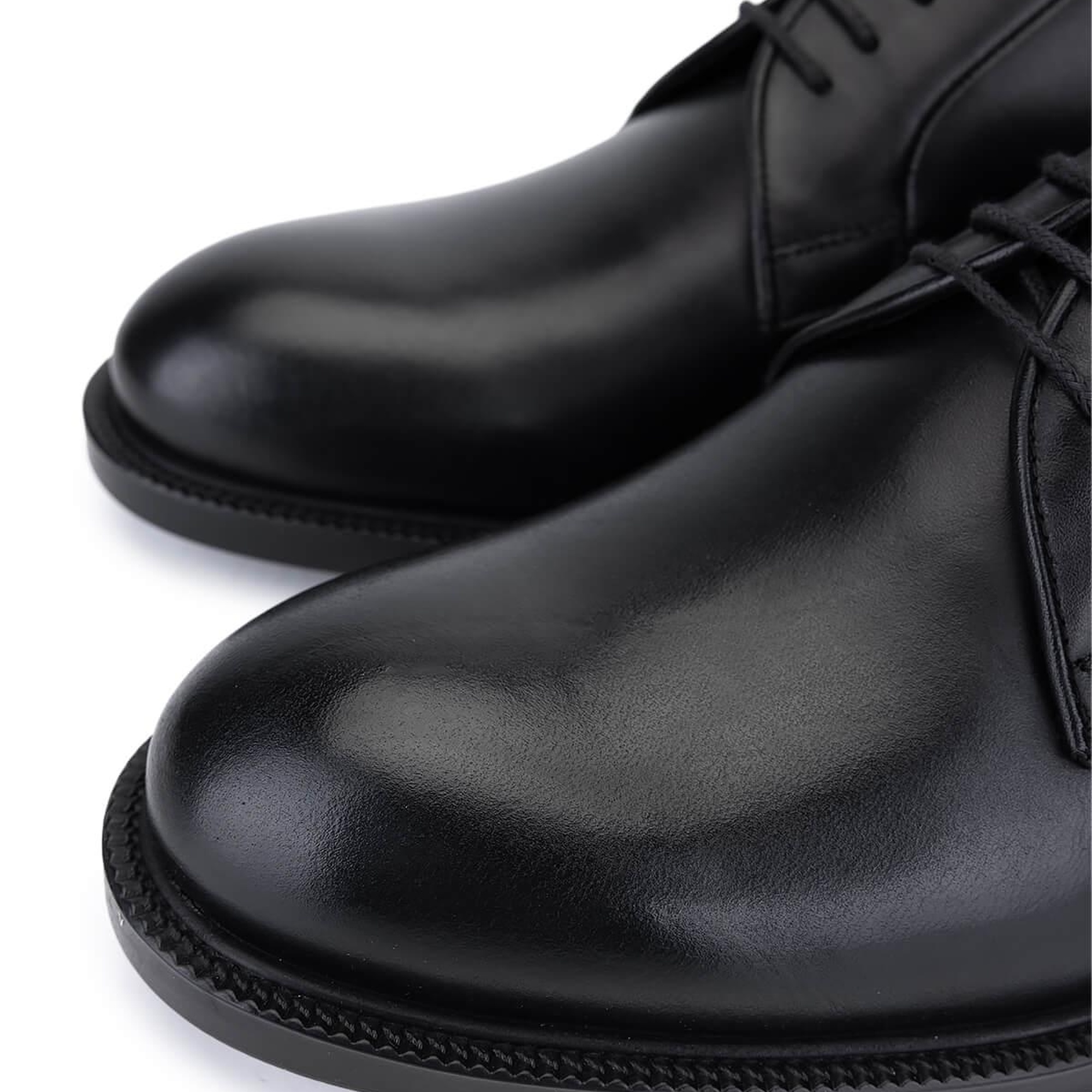 Tamer Tanca Erkek Hakiki Deri Siyah Antik Klasik Ayakkabı