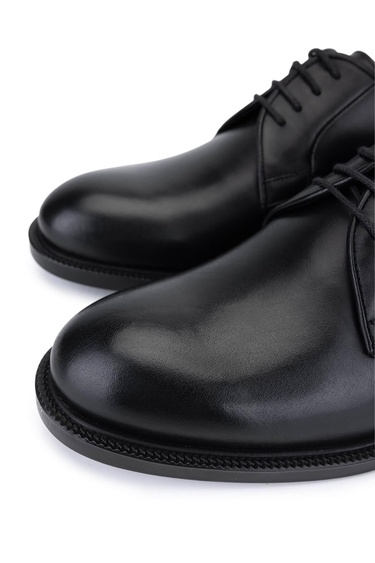  Tamer Tanca Erkek Hakiki Deri Siyah Antik Klasik Ayakkabı