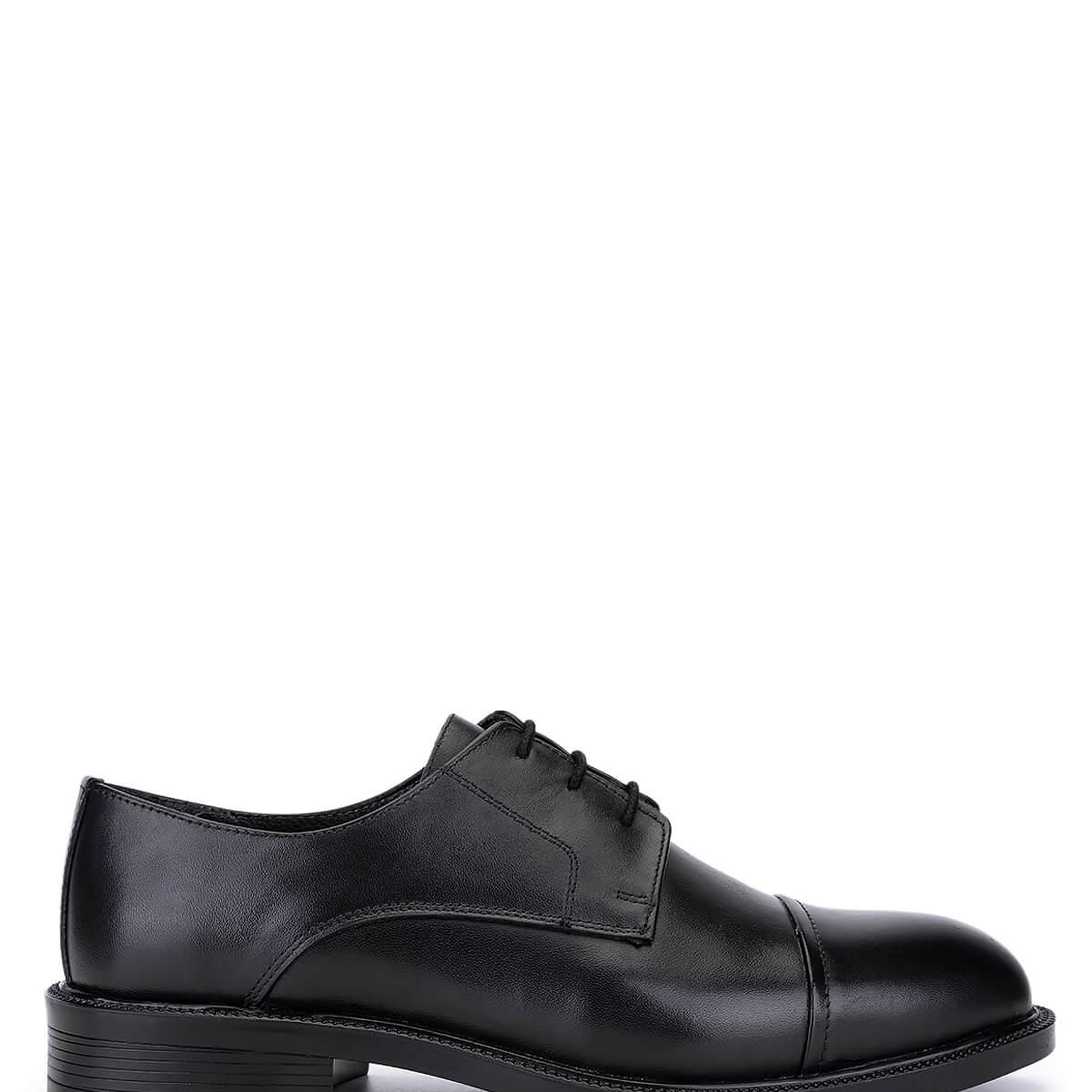 Tamer Tanca Erkek Hakiki Deri Siyah Klasik Ayakkabı