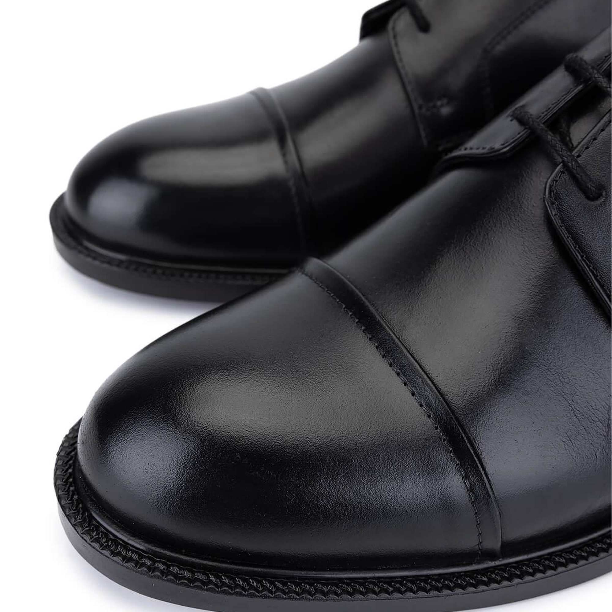 Tamer Tanca Erkek Hakiki Deri Siyah Klasik Ayakkabı