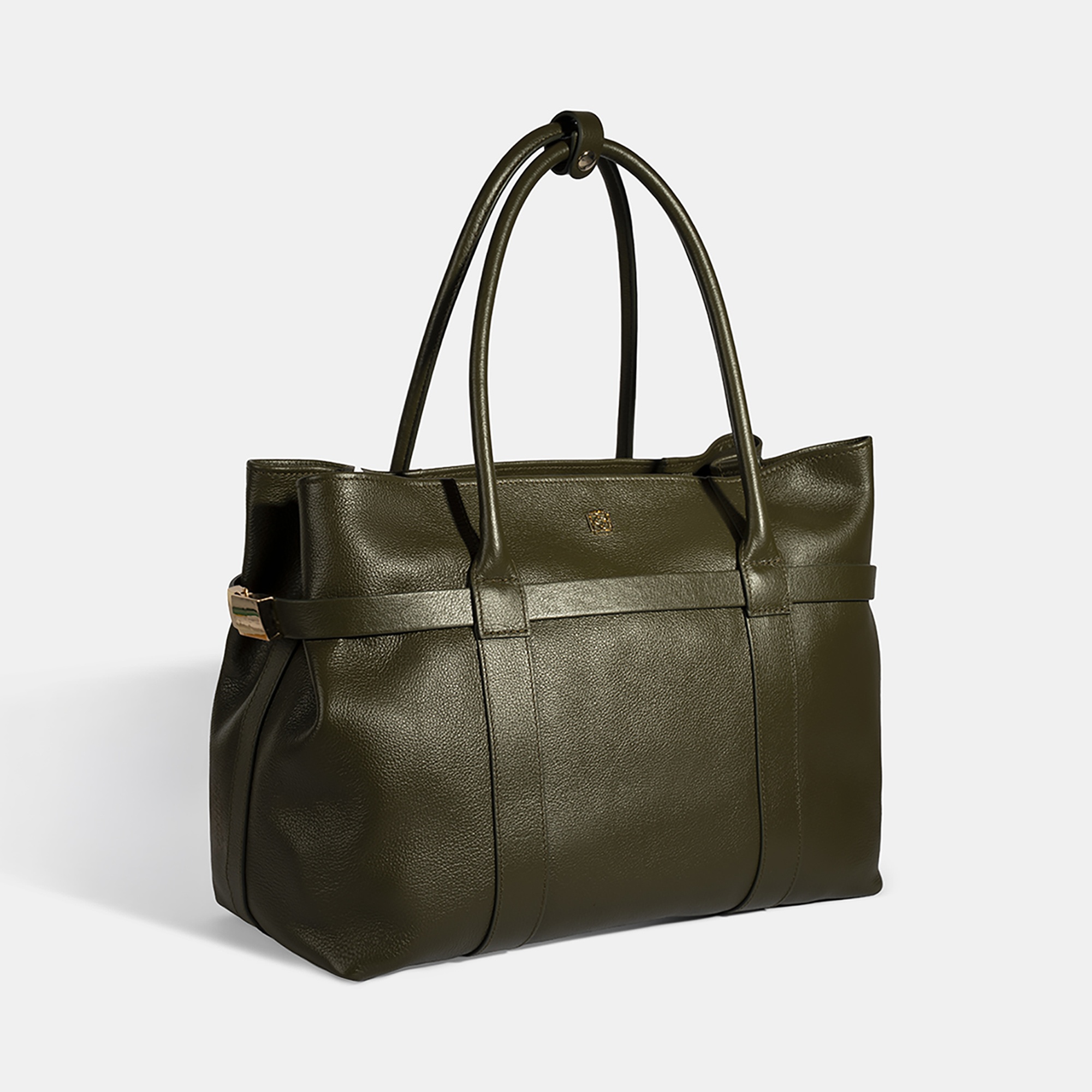 DESA Kadın Yeşil Cüzdan Aksesuarlı Deri Omuz Çantası