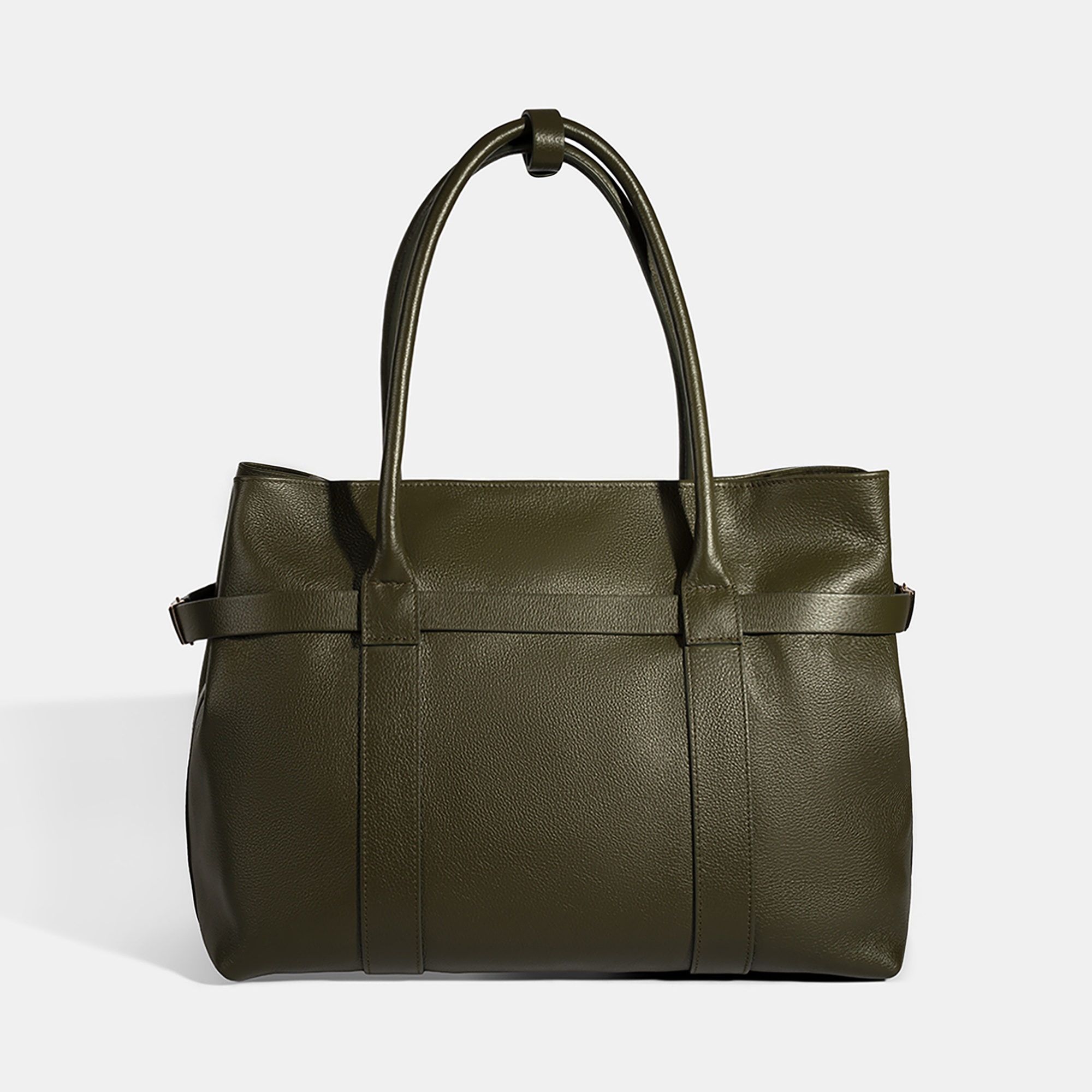 DESA Kadın Yeşil Cüzdan Aksesuarlı Deri Omuz Çantası