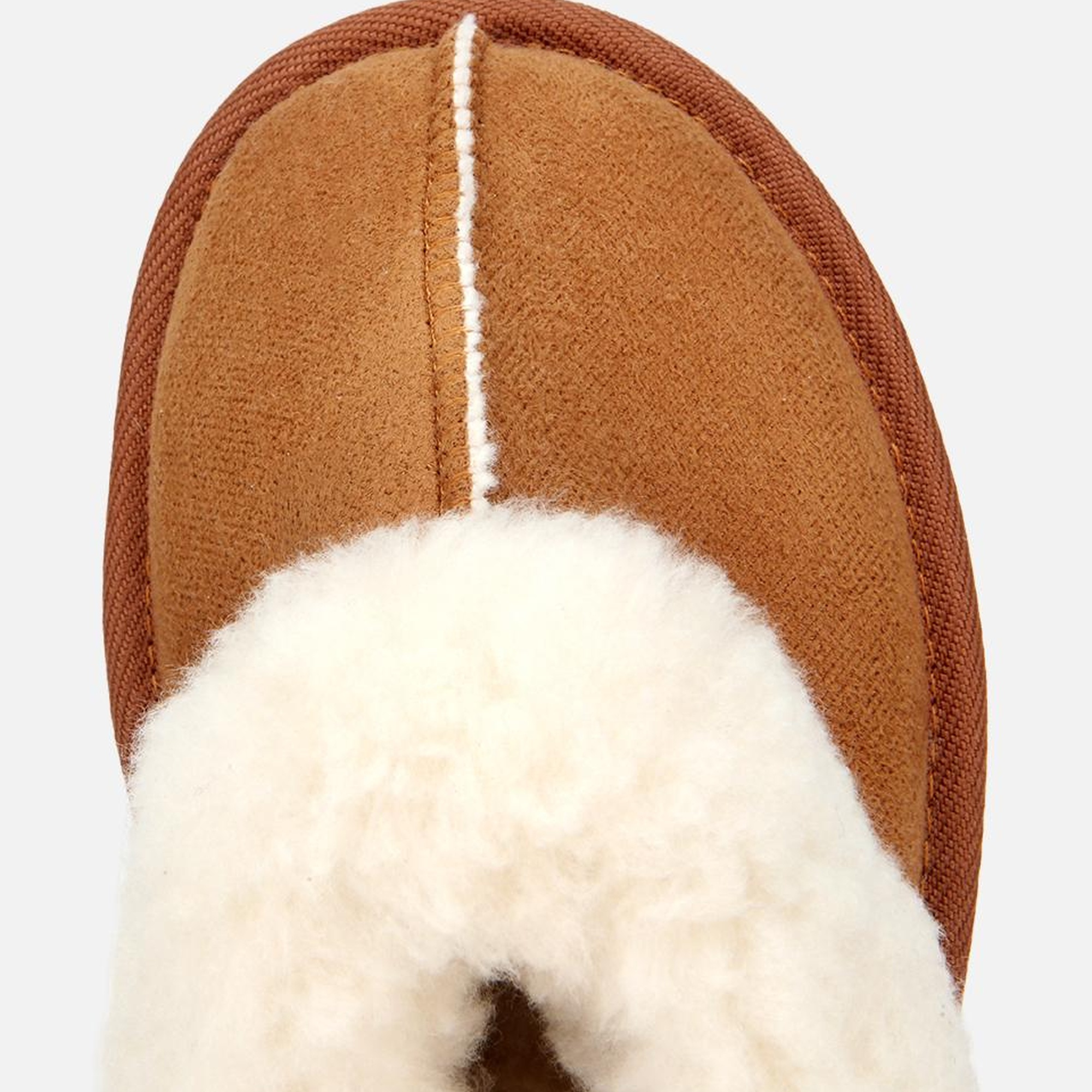 Kadın Süet Taba İçi Kürklü Düz Terlik