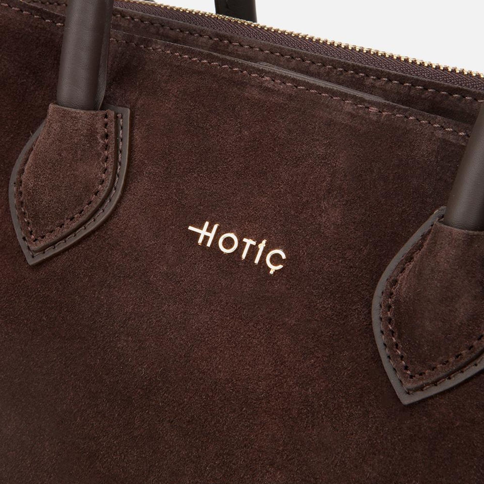 Kadın Süet Deri Kahverengi Tote Çanta