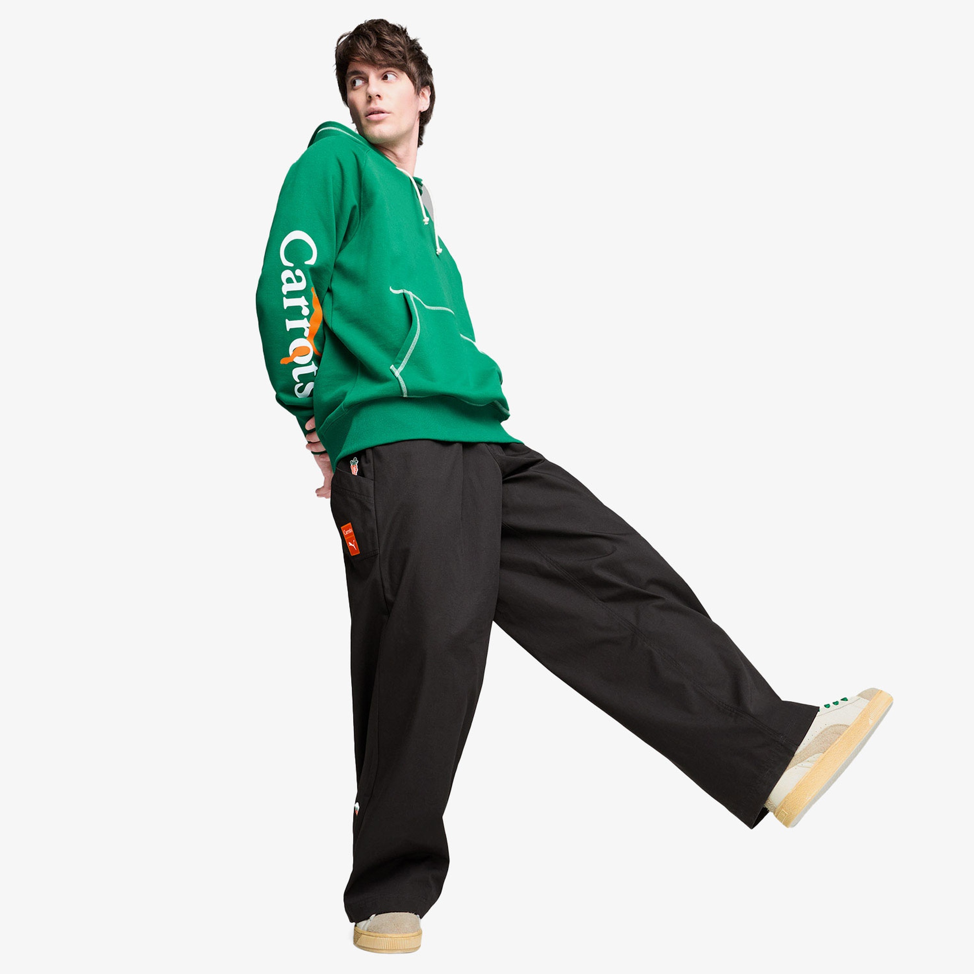 Puma X Carrots Hoodie Unisex Yeşil Hoodie