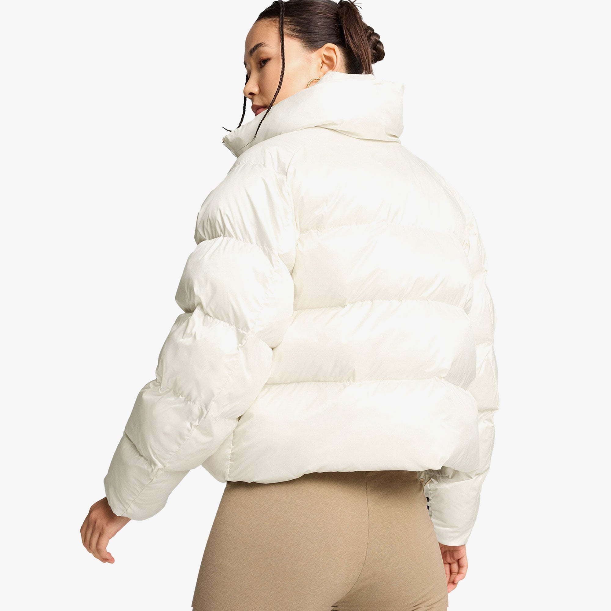Puma Shiny Puffer Kadın Krem Mont