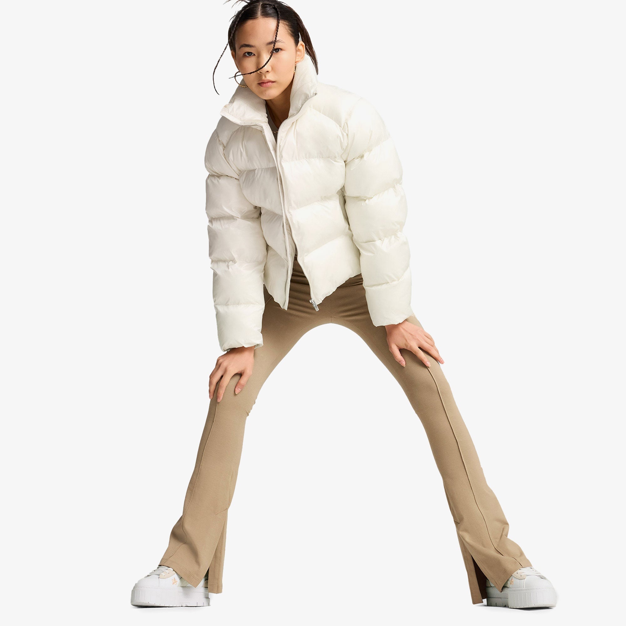 Puma Shiny Puffer Kadın Krem Mont