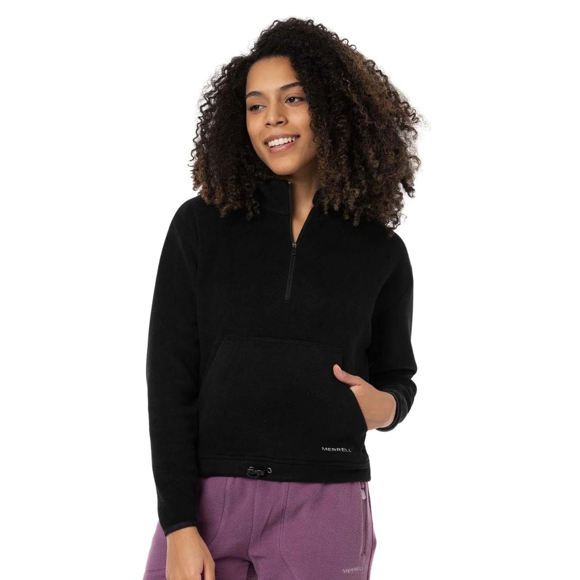 Merrell Stamp Kadın Siyah Sweatshirt