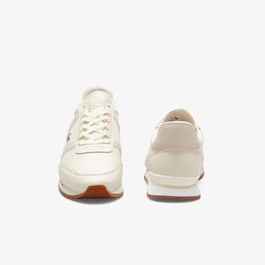  Lacoste Partner Retro Erkek Bej Sneaker