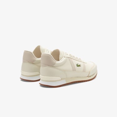  Lacoste Partner Retro Erkek Bej Sneaker