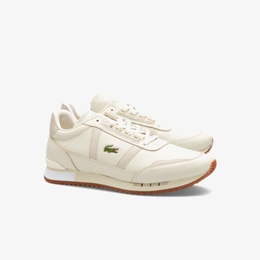  Lacoste Partner Retro Erkek Bej Sneaker