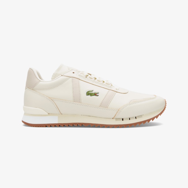  Lacoste Partner Retro Erkek Bej Sneaker