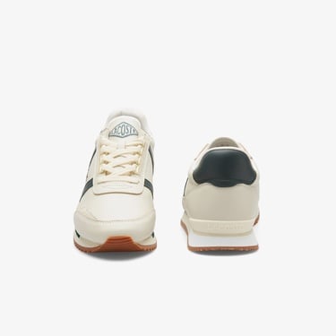  Lacoste Partner Retro Kadın Krem Sneaker