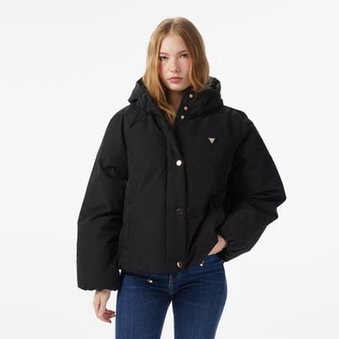  Guess Jacke Kadın Siyah Mont