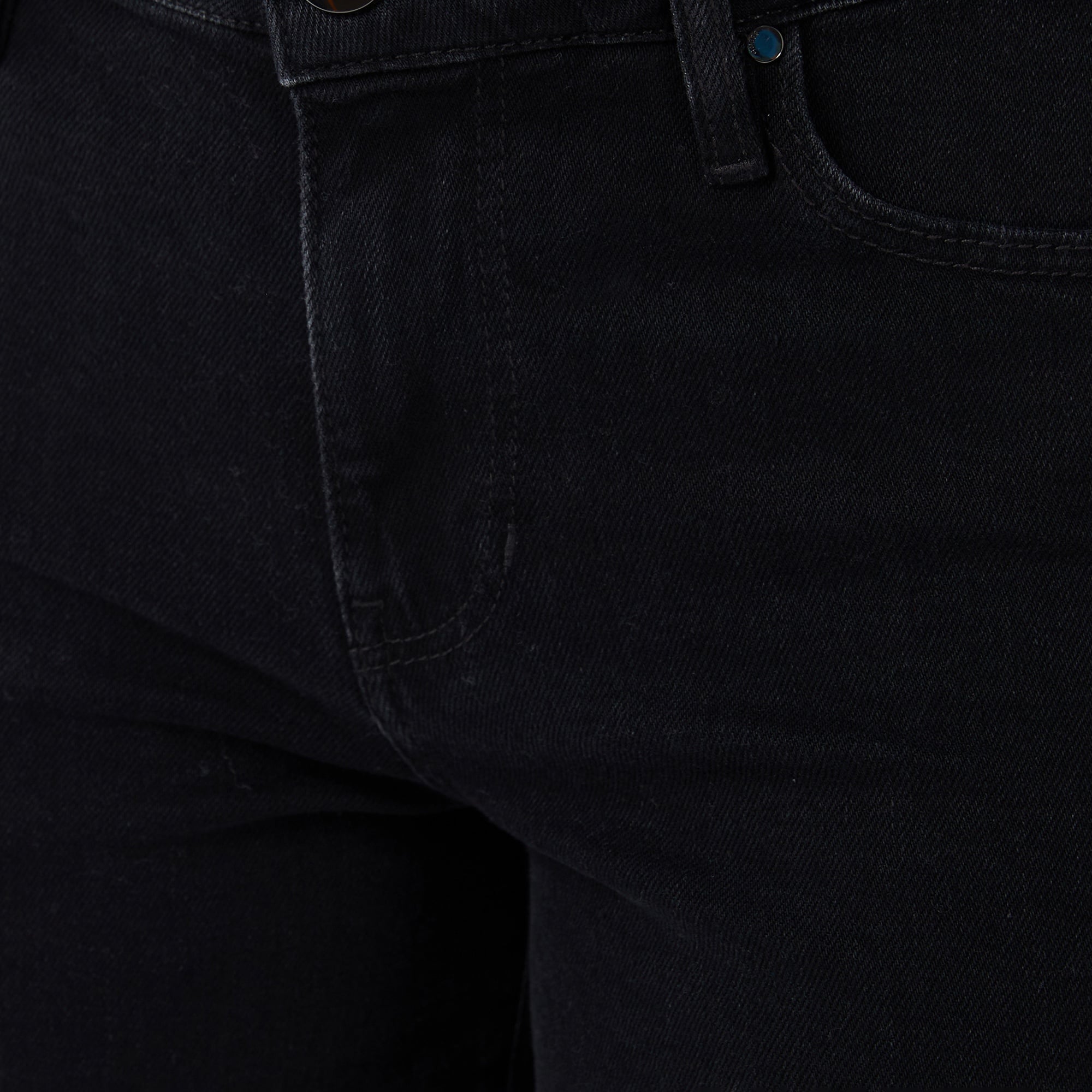 Guess Bellaggio Kaşmir Karışımlı Palazzo Fit Kadın Siyah Jean