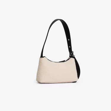  Tommy Jeans Cool Sherpa Kadın Krem Omuz Çantası