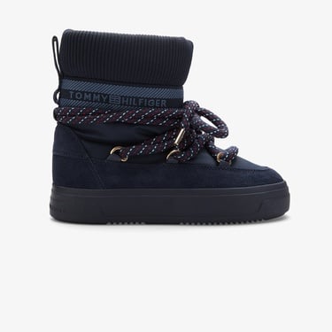  Tommy Hilfiger Tech Warm Kadın Outdoor Lacivert Bot